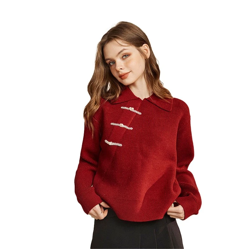 Ist ein Pullover mit Rundhalsausschnitt für ein rundes Gesicht geeignet? Wie wählt man einen Wollpullover-Stil?